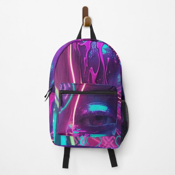 Item preview, Neon Cyberpunk Girl Face | Futuristic Glow Portrait designed and sold by RetroFlow Designs..