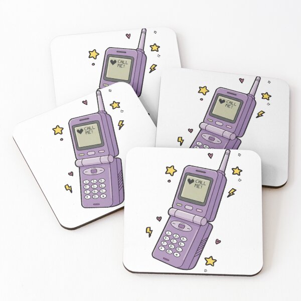 Item preview, Purple Vintage Flip Phone Retro Design designed and sold by Thousandfurrs.