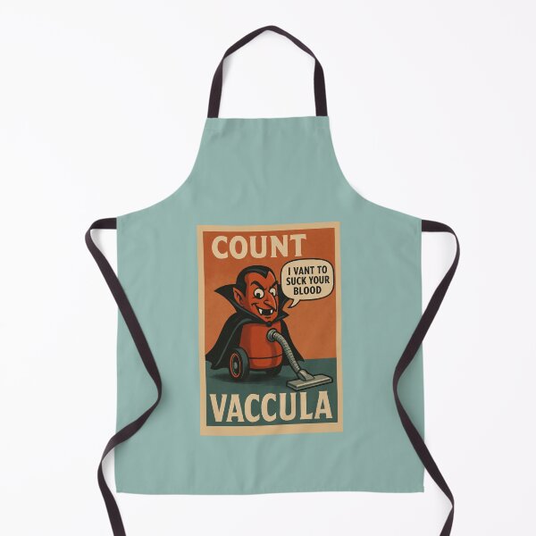 Item preview, Count Vaccula – Retro Vampire Vacuum Cleaner Parody designed and sold by hangmeart.