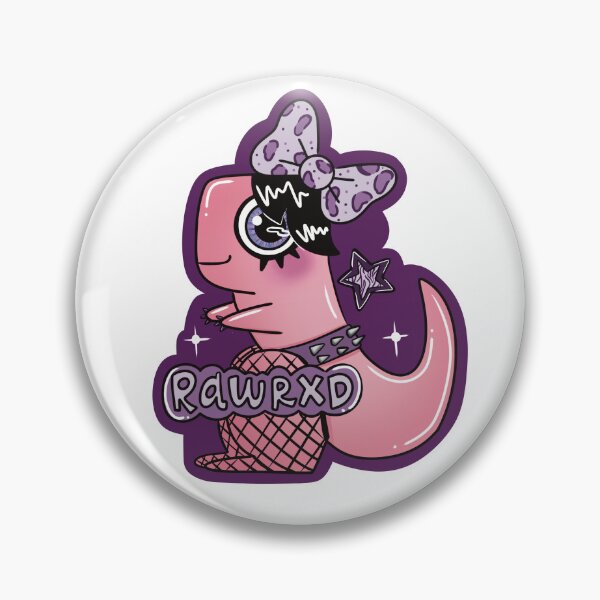 Item preview, Rawr XD Emo Pink Dinosaur Cute designed and sold by VeryGoodShopp.