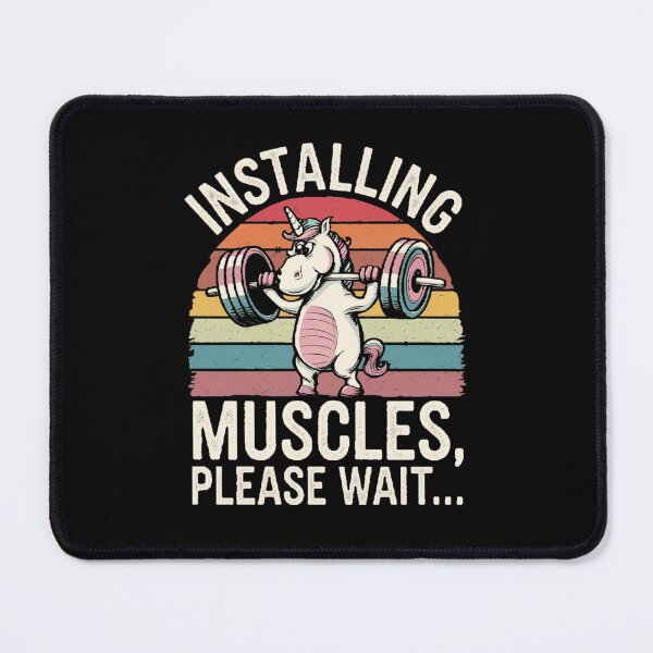 Item preview, Gym Meme unicorn designed and sold by CandyVenom.