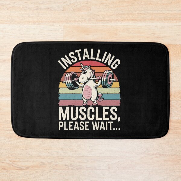 Item preview, Gym Meme unicorn designed and sold by CandyVenom.