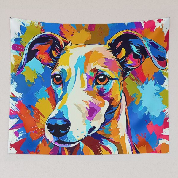 Item preview, Vibrant Modern Art Whippet – Colorful Dog Lover Design designed and sold by Fredster1966.