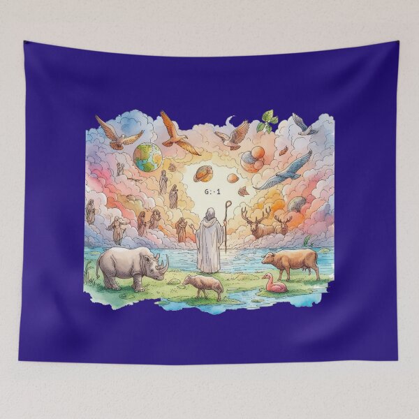 Item preview, Creation of Heaven and Earth from Chaos,   designed and sold by PaintMeWorld.