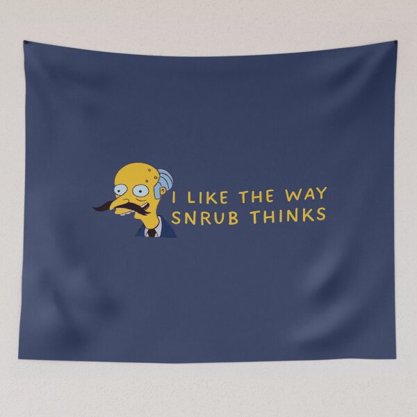 Item preview, I Like the Way Snrub Thinks designed and sold by UNK-Fatigues.