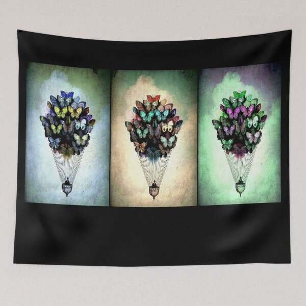 Item preview, BUTTERFLY BALLOONS : Vintage Poster Print designed and sold by posterbobs.