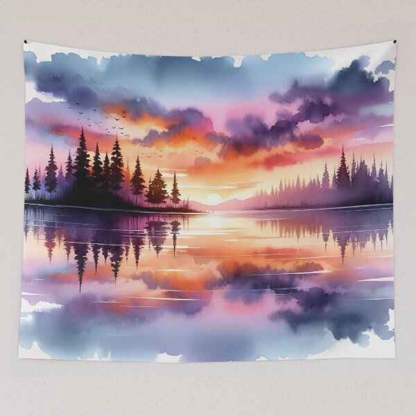 Item preview, Mirror Lake designed and sold by HattieAndHazel.