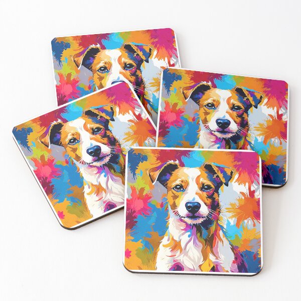 Item preview, Vibrant Modern Art Jack Russell Terrier – Colorful Dog Lover Design designed and sold by Fredster1966.
