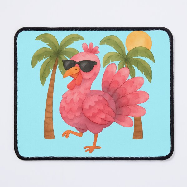 Item preview, Flamingobble Turkey Flamingo Disguise designed and sold by AiPlusHuman.
