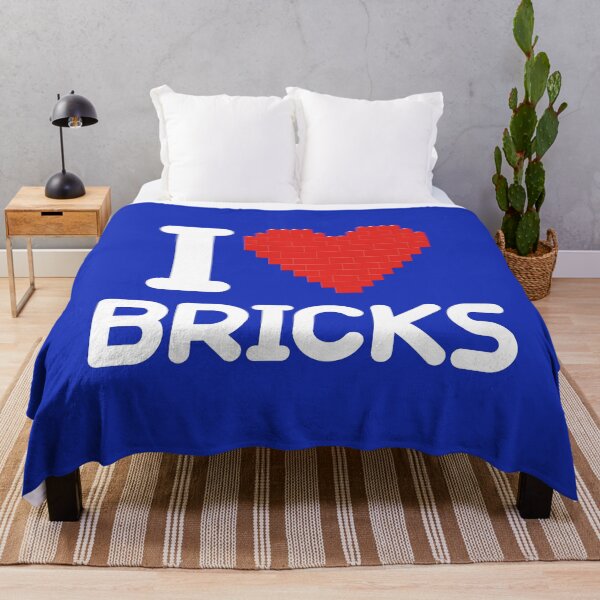 Item preview, I love Bricks (white) designed and sold by hard2wear.