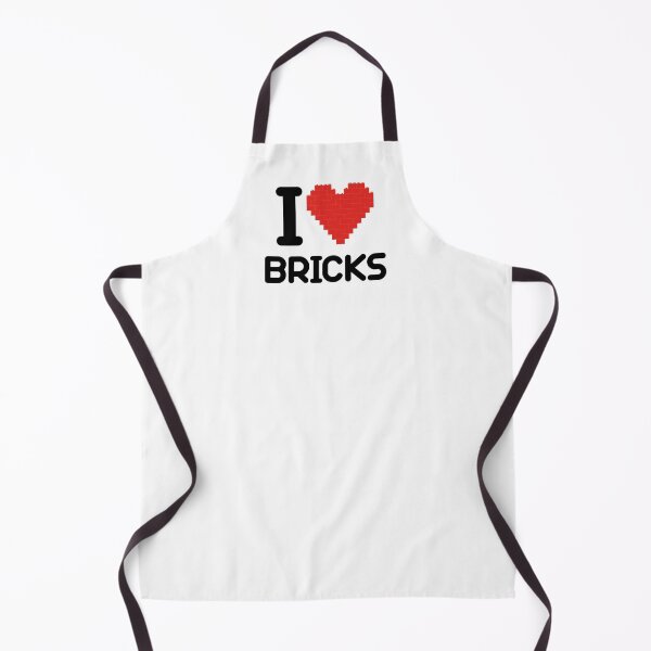 Item preview, I love Bricks (black) designed and sold by hard2wear.