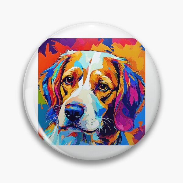Item preview, Vibrant Modern Art Beagle – Colorful Dog Lover Design designed and sold by Fredster1966.
