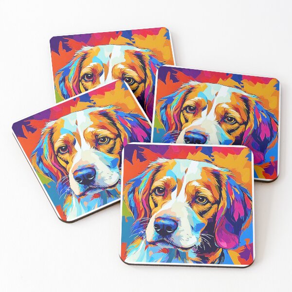 Item preview, Vibrant Modern Art Beagle – Colorful Dog Lover Design designed and sold by Fredster1966.
