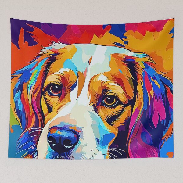 Item preview, Vibrant Modern Art Beagle – Colorful Dog Lover Design designed and sold by Fredster1966.
