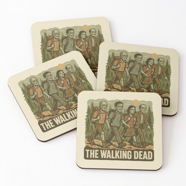 Item preview, The Walking Dead – Funny Zombie Hiking Parody designed and sold by hangmeart.
