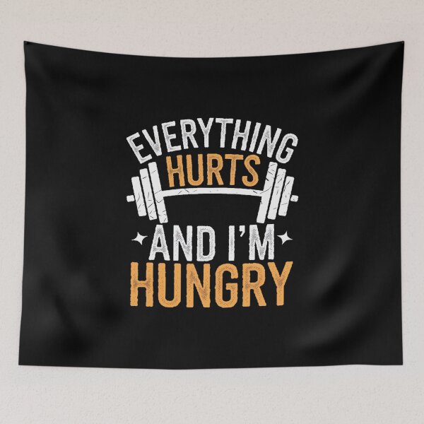 Item preview, Gym Meme hungry designed and sold by CandyVenom.