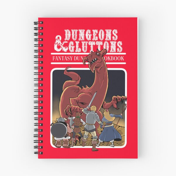 Item preview, Dungeon Cookbook designed and sold by Zascanauta.