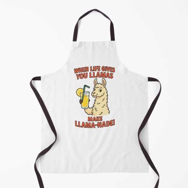 Item preview, WHEN LIFE GIVES YOU LLAMAS MAKE LLAMA-NADE designed and sold by GOOSEWHISPERER .