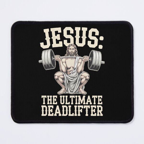Item preview, Gym Meme Jesus designed and sold by CandyVenom.