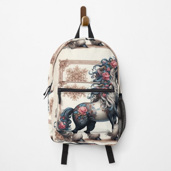 Item preview, Baroque Fantasy Horse with Roses – Enchanted Equine Art designed and sold by WF-Studio.