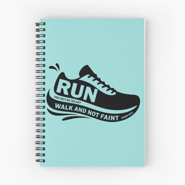 Item preview, Run and Not Be Weary Isaiah 40:31 designed and sold by theartfulaspie.