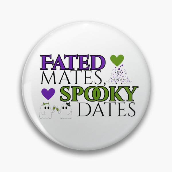 Item preview, Fated Mates Spooky Dates Bookish Halloween Design designed and sold by ThePeelAppeal.