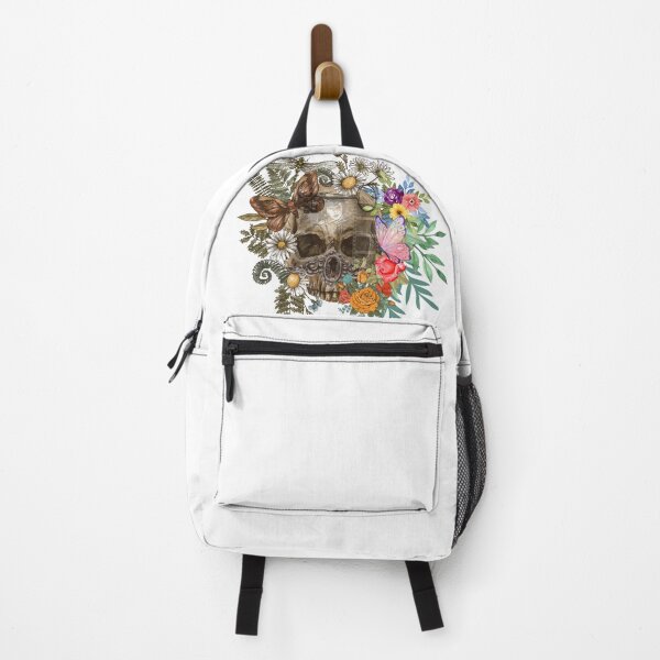 Item preview, Life and Death in Bloom - Skulls and Flowers designed and sold by LulitasDreams.