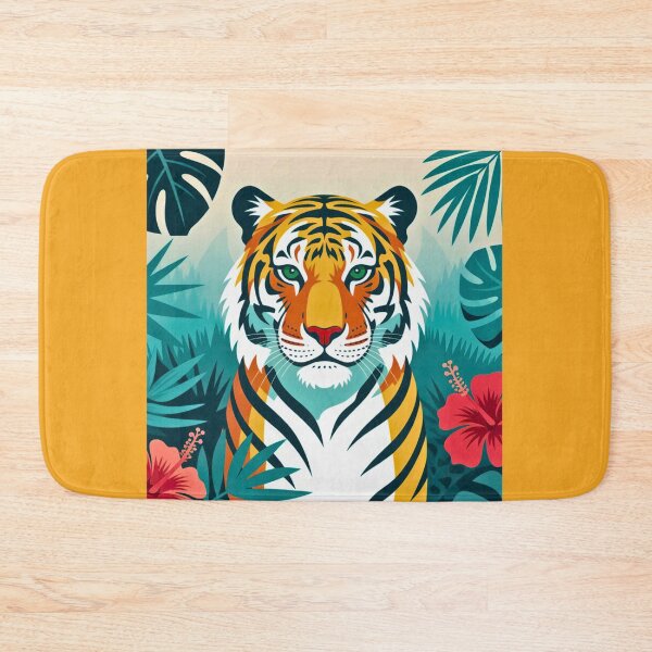 Item preview, Tropical Tiger in Jungle designed and sold by VibrArtco.
