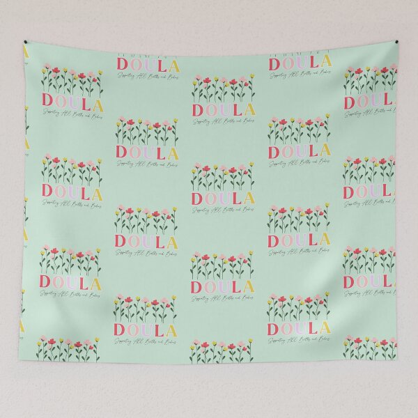 Item preview, Doula: Supporting all Births and Bodies Flower Design designed and sold by shminoa.