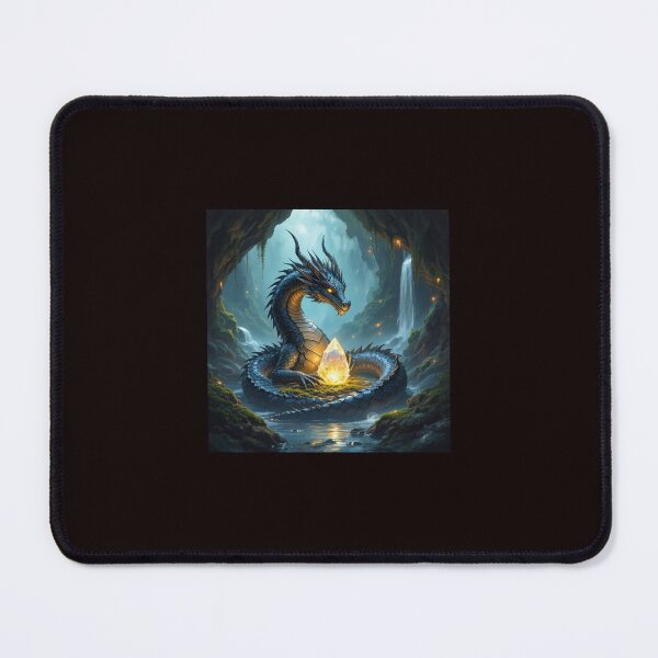 Item preview, Dragon guarding diamond in cave designed and sold by seahorse crossing.