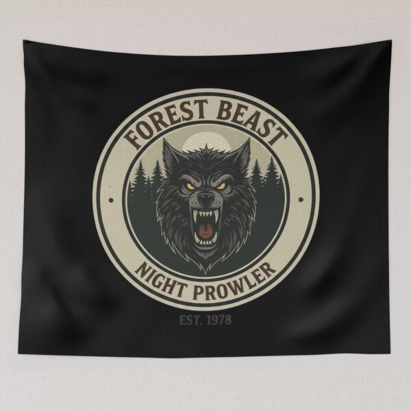 Item preview,  Forest Beast Night Prowler Logo designed and sold by Silent Watch Threads..