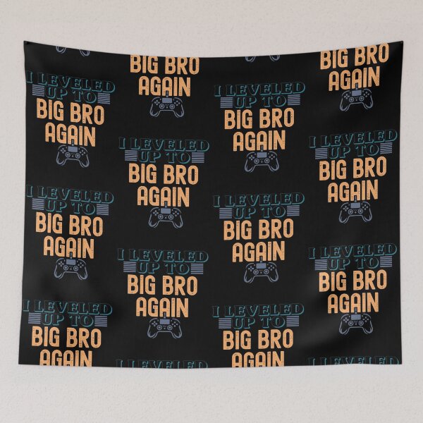 Item preview, I Leveled Up to Big Bro Again Gamer Pregnancy Announcement designed and sold by LuxeGraphix.