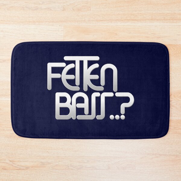 Item preview, Fat bass? (silver) designed and sold by hard2wear.