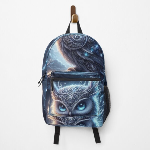 Item preview, Mystical Storm Owl – Enchanted Night Sky Art designed and sold by WF-Studio.