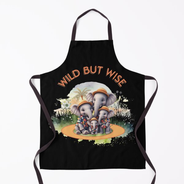 Item preview, Wild but Wise - Elephants designed and sold by freshwear design.