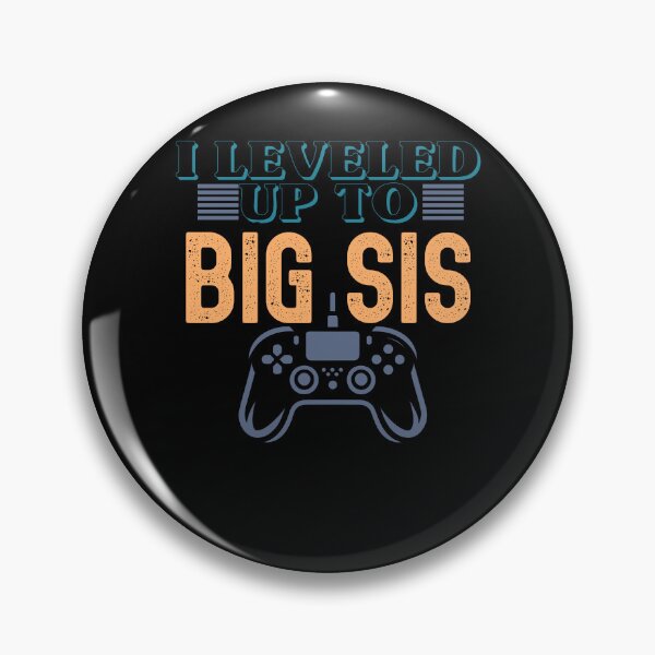 Item preview, I Leveled Up to Big Sis Gamer Pregnancy Announcement designed and sold by LuxeGraphix.