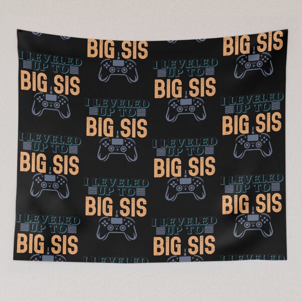 Item preview, I Leveled Up to Big Sis Gamer Pregnancy Announcement designed and sold by LuxeGraphix.