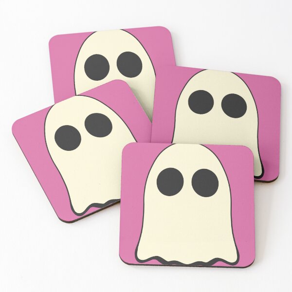 Item preview, Halloween Ghosts - Bubblegum Pink - Single Ghost designed and sold by FoxfireAndCo.
