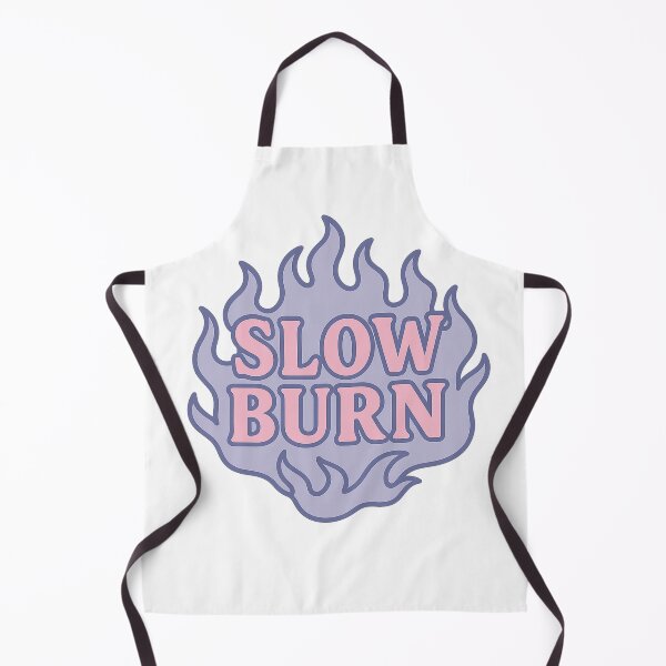 Item preview, Slow Burn – Romantasy Book Trope Design with Lavender Flames designed and sold by ThePeelAppeal.