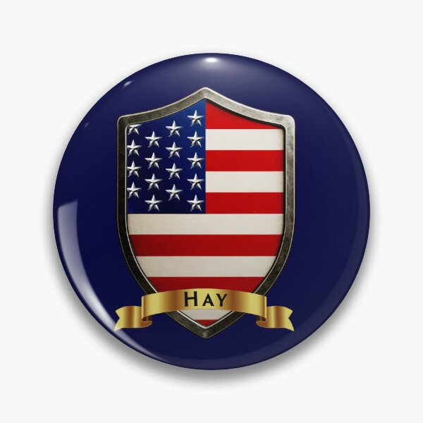 Item preview, Hay Family USA Shield, Stars & Stripes Heritage Crest designed and sold by Highlandkings.