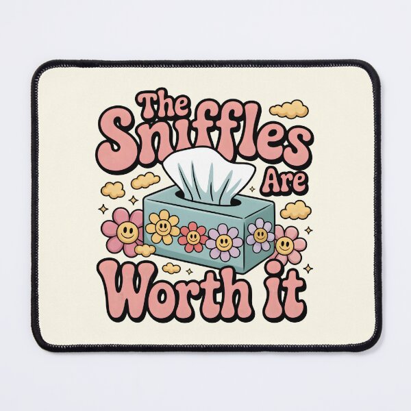 Item preview, The Sniffles Are Worth It – Allergy Season Humor designed and sold by Jollys-ArtShop.