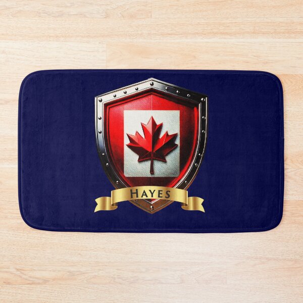 Item preview, Hayes Family Canada Shield, Maple Leaf Heraldry Crest designed and sold by Highlandkings.