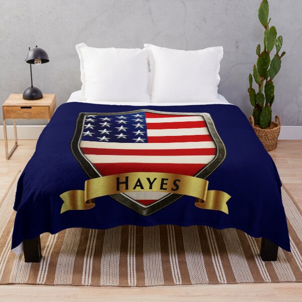 Item preview, Hayes Family USA Shield, Stars & Stripes Pride Crest designed and sold by Highlandkings.