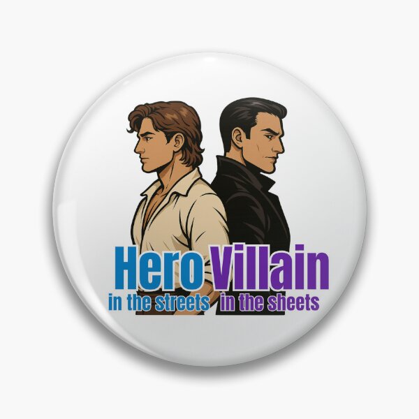 Item preview, Hero in the Streets, Villain in the Sheets – Romantasy Bookish Design designed and sold by ThePeelAppeal.