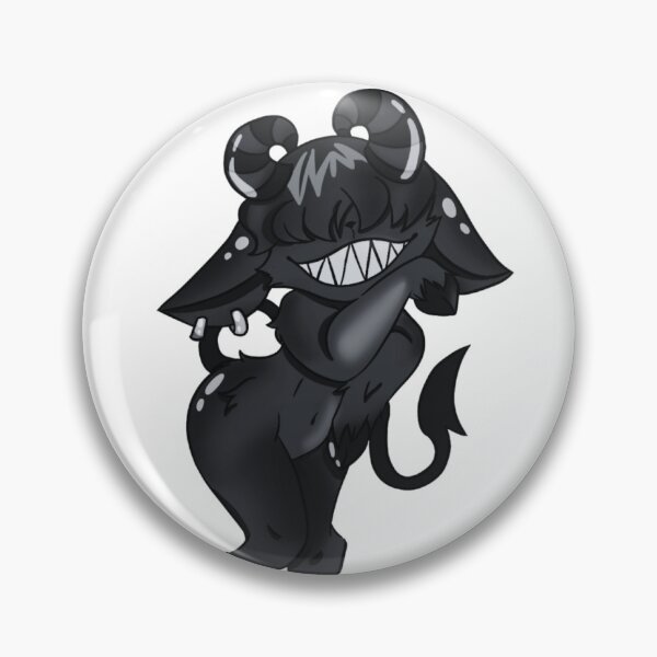 Item preview, Adorable cartoon demon with horns and a mischievous smile designed and sold by Jen-stuffs.