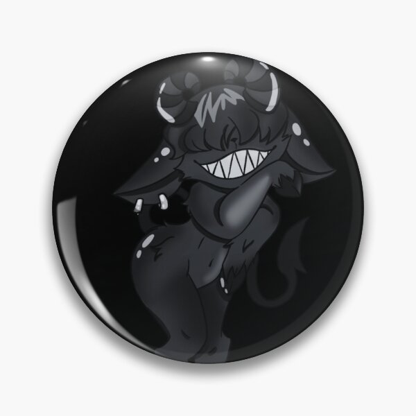Item preview, Adorable cartoon demon with horns and a mischievous smile designed and sold by Jen-stuffs.