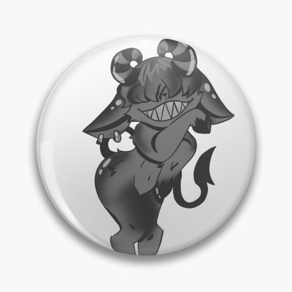 Item preview, Adorable cartoon demon with horns and a mischievous smile designed and sold by Jen-stuffs.