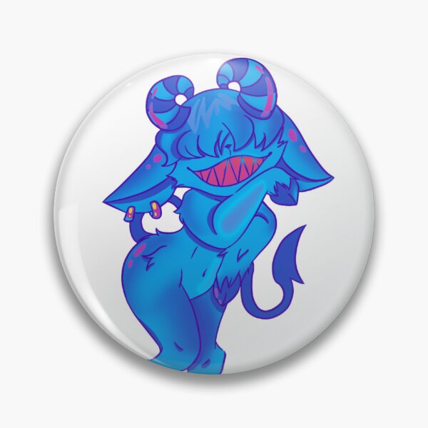 Item preview, Adorable cartoon demon with horns and a mischievous smile designed and sold by Jen-stuffs.