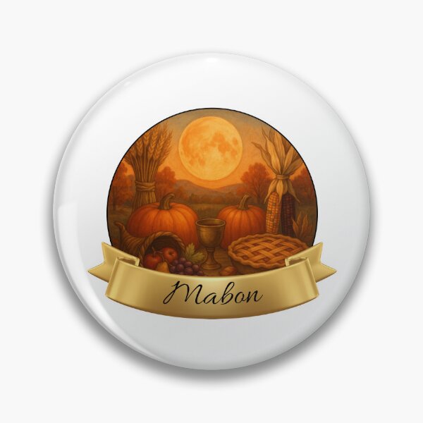 Item preview, Mabon – Autumn Harvest Pagan Wheel of the Year Design designed and sold by ThePeelAppeal.
