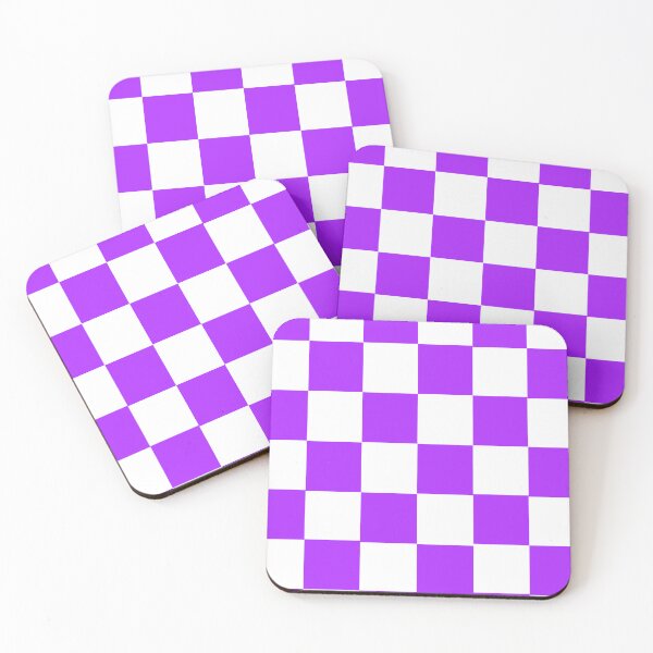 Item preview, Purple and white checkered  designed and sold by KingCobra05.